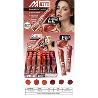 Gloss à lèvres mat longue tenue, non desséchant, effet boue-poudre, rouge à lèvres liquide pour maquillage quotidien, vente en gros