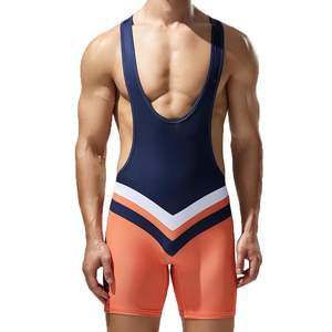 Servicio OEM, Logotipo Personalizado, Singlet de Lucha Transpirable de Talla Grande para Hombre, Uniforme Profesional para Gimnasio, Fitness y Competencia - Product Image 3