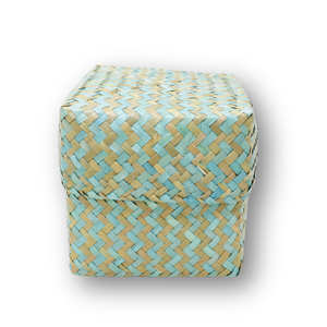 Ensemble de 3 contenants alimentaires en feuilles de palmier tissées à la main avec couvercle, écologiques, capacité de 1 à 3 L, design moderne à 3 couches - Product Image 4