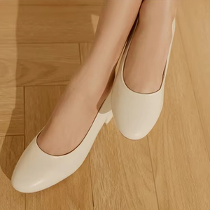 Zapatos de Tacón Medio de Cuero de 5 cm para un Estilo Urbano de Oficina - Product Image 2