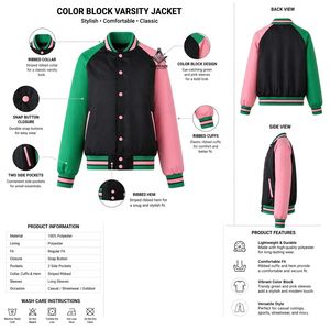 HMR Custom Made Alpha Kapa Greek Sororiy 100% Polyester Satin Varsity Jacket Breathable <b>Stand</b> Embroidery Wholesale for Men Women - Product Image 6