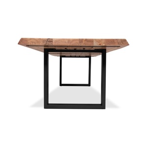 Modern Luxury Solid Wood <b>Coffee</b> <b>Table</b> Large Dark <b>Walnut</b> Minimalist Pedestal Fluted Drum Foldable Portable Home Furniture - Product Image 5