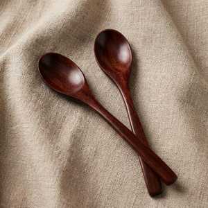 Cuillère de cuisine artisanale en bois de rose, ustensile de cuisine en bois naturel, cuillère réutilisable écologique, idée cadeau - Product Image 1
