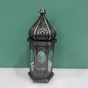 <b>Moroccan</b> Style Metal <b>Lantern</b> Decorative Candle Holder Islamic Ramadan Home Decor <b>Lantern</b> - Product Image 2