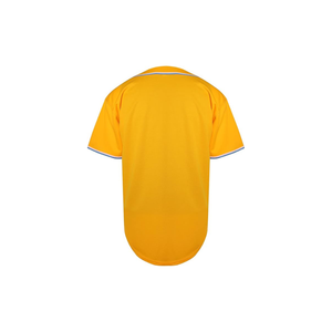 Maillot de baseball jaune uni, décontracté, pour événements sportifs, tenue d'équipe, chemise de sport - Product Image 6