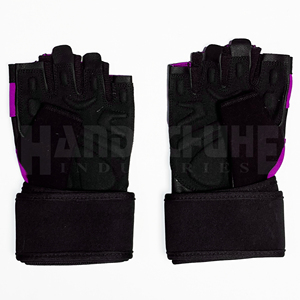 Wholesale Custom Logo Hand Grips Half Finger Gym <b>Gloves</b> Adjustable Wrist Strap Unisex Sports Fitness Bodybuilding Weight Lifting - Product Image 2