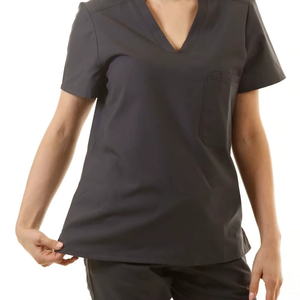 Premium Quality Customized Unisex Medical <b>Scrub</b> Shirts-Lightweight <b>Top</b> Trending Best Design OEM Service for Hospital Use - Product Image 1