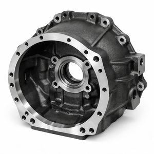 Carcasa de embrague de hierro fundido OEM personalizada para husillos industriales de 11KW y 15KW con torneado y fresado CNC de precisión y alta resistencia - Product Image 1