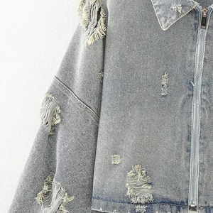 Chaqueta Vaquera para Mujer con Forro Sherpa, Cálida, Informal, Mezcla de Algodón, Ropa de Invierno, Proveedor Mayorista de Fábrica OEM ODM Personalizado - Product Image 6