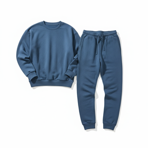Wholesale New Design Men's Sportswear Sets Breathable 100% Cotton <b>Tracksuits</b> for Winter - Product Image 4