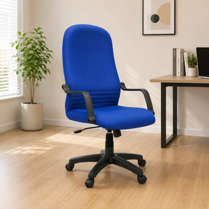 Silla de Oficina KINSHA Moderna de Tela, Ejecutiva, con Altura Ajustable para Oficina en Casa y Dormitorio - Product Image 1
