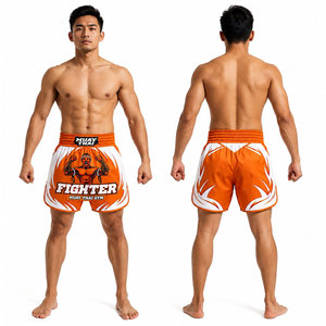 Pantalones Cortos de Muay Thai Glory Professional Fighting, Diseño Personalizado de Alta Calidad, Venta al por Mayor, Transpirables, de Pana, Color Personalizado, OEM - Product Image 2