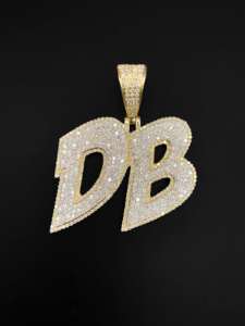 Colgante Inteligente NFC Personalizado de Acero Inoxidable con Diamantes Helados, Estilo Hip Hop Cristiano, Unisex, The Ice Legacy - Product Image 1