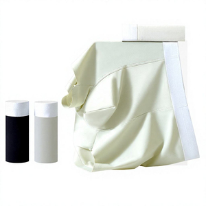 White Men Breathable Softness <b>Boxer</b> Briefs Knitted <b>Polyester</b> Spandex Mid-Rise Underwear Quick Dry Printed Logo Embroidery Daily - Product Image 4