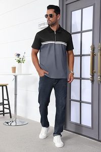 Fast Turnaround Supplier Manufacturer Casual Solid Knitted Polyester Front Logo Anti-Pilling Fully Customized Shirt - Product Image 6