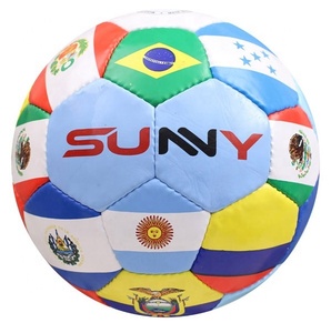 Ballon de Football de Football personnalisé, taille 2, sac noir, jaune, vert, rouge, blanc, bleu, PVC brillant, écran gris, Surface, vente en gros - Product Image 1