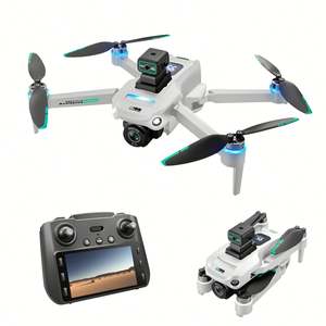 Baratos S159 4K Camera Drone <b>Folding</b> Brushless GPS Beginner-Friendly Obstacle Avoidance LED Touch Large <b>Screen</b> Remote 2KM Range - Product Image 1