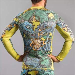 Vêtement de protection solaire pour homme, respirant, à séchage rapide, en polyester/nylon, imprimé par sublimation, anti-transpiration, personnalisable. - Product Image 2