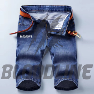 Bermuda pour homme BLOODLINE à motif camouflage, taille mi-haute élastique, style décontracté, séchage rapide, tissu non tissé, matière PU 220g - Product Image 4