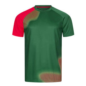 T-shirt respirant à manches courtes pour hommes et femmes, vêtements à col rond, maillot de tennis de table, T-shirt de sport à séchage rapide - Product Image 1