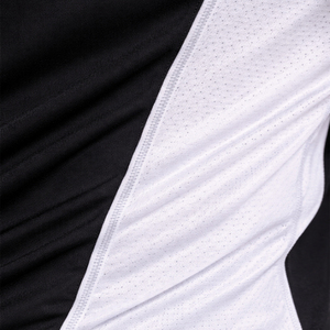 Débardeur noir sans manches pour homme en maille respirante 78% coton 22% élasthanne, idéal pour l'entraînement, la gym et le quotidien - Product Image 6