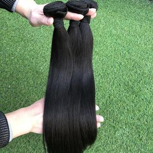 Extensions de cheveux humains indiens lisses, texture naturelle, mèches douces et soyeuses, installation et coiffage faciles pour femmes - Product Image 2