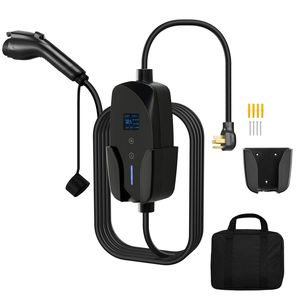 Caricatore Portatile per Veicoli Elettrici di Livello 2, 32 Amp, Corrente Regolabile, 240V, Cavo di Ricarica da 25 Piedi, Spina NEMA 14-50P Regolabile - Product Image 3