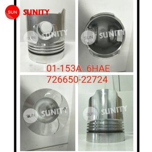 TAIWAN SUNITY Diesel 6HAE Piston OEM 726650-22724 High Efficiency for Yanmar 6HAE Marine <b>Engine</b> Parts - Product Image 1