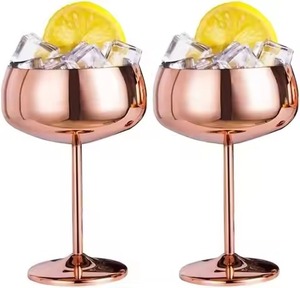Coupe à vin en métal élégante pour la table, le bar à domicile, la cuisine, les fêtes et les restaurants - Product Image 4