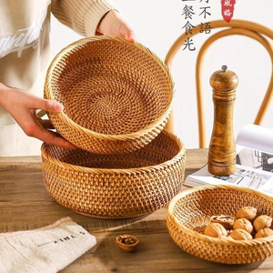 Versatile Modern Handmade Rattan <b>Basket</b> For Closet Cabinet And <b>Shelf</b> Organization Eco Friendly Natural Rattan <b>Basket</b> For Stylish - Product Image 1
