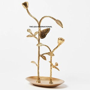 Decorative Pineapple Look Jewelry Stand Elegant <b>Storage</b> <b>Container</b> for Jewelry Organizers Accessories - Product Image 5