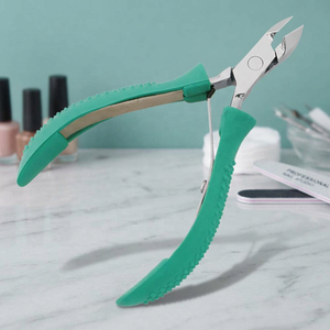 Pinces à ongles à ressort unique en acier inoxydable de haute qualité avec poignée serrée ensemble de manucure et de pédicure pour la vente en gros - Product Image 3