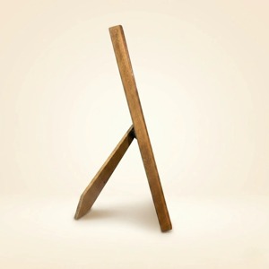 Cadre photo pliable en bois de pin moderne fait main avec incrustation d'os et bordure rayée bleu et blanc, décoration intérieure, meilleur prix de gros - Product Image 6