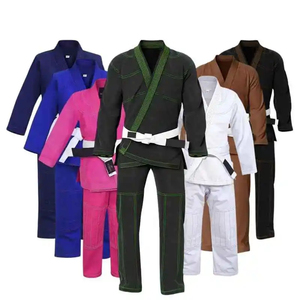 Uniforme de Kimono de Artes Marciales BJJ Personalizado con Tela Elástica, Logotipo Frontal, Colores y Tallas Personalizadas, MOQ 10 Conjuntos - Product Image 1