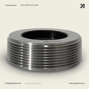 Calibrador de Roscas NPT 1/2" x 14TPI 3/4" x 14TPI GO/NOGO ANSI/ASME/ISO Calibrado Básico y Escalonado Mín./Máx. L1 L3 NPTF/PTF/NGT - Product Image 2