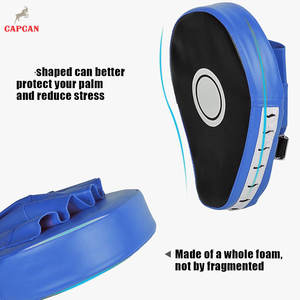 Pad de frappe professionnel en cuir de haute qualité pour l'entraînement au kick-boxing pour adultes, matériau durable - Product Image 4