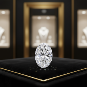 Diamant non monté certifié IGI 8.06 ovale VS2, diamant cultivé neuf - Product Image 3