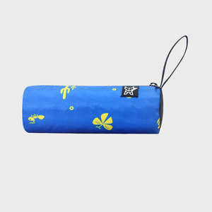 Pochette à crayons Arctic Fox Blue Tube - Fermeture à glissière, étui de rangement portable en polyester décontracté - Product Image 1