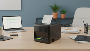 เครื่องพิมพ์ใบเสร็จความร้อน Sudex MHT-P80 ขนาด 80 มม. เชื่อมต่อ USB/LAN พร้อมใบมีดตัดอัตโนมัติ สำหรับร้านอาหาร ร้านค้าปลีก และร้านค้า มีสินค้าในสต็อก - Product Image 4