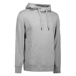 Men's <b>Black</b> Hooded Sweatshirt Regular Fit Cotton <b>Fleece</b> Casual Autumn Style Pocket Design Knitted Hoodie - Product Image 3