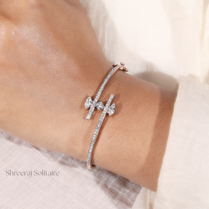 สร้อยข้อมือเพชรสำหรับผู้หญิง10K 14K 18K HPHT CVD ได้รับการรับรองจากห้องปฏิบัติการ - Product Image 3