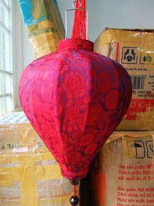 Silk Lanterns Painted Bamboo Silk Lanterns Decorative Lighting For Patio Wedding Garden Vietnam Silk Lanterns - Product Image 4