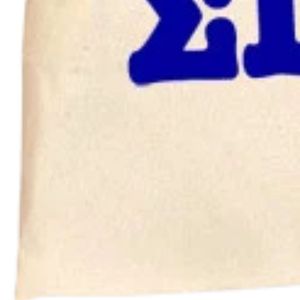 กระเป๋าโท้ท Sigma Gamma Rho ลายตัวอักษรกรีก สำหรับผู้หญิง กระเป๋าช้อปปิ้งแบบพกพา น้ำหนักเบา ใช้ซ้ำได้ - Product Image 4