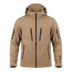 Chaqueta Softshell Premium para Hombre con Capucha, Impermeable, Resistente al Viento, Chaqueta Táctica para Exteriores, Proveedor OEM - Product Image 5