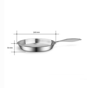 Sartén de Acero Inoxidable de Primera Calidad de 26 cm, Compatible con Inducción - Product Image 5