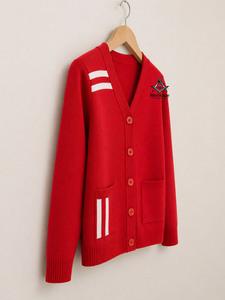 HMR Custom Sorority Light Weight Delta Sigma <b>Cardigan</b> Custom Sorority Acrylic Embroidered <b>Cardigan</b> <b>Sweater</b> - Product Image 2