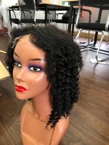 Extensions de Cheveux Humains Brésiliens Remy Glue Les Perruque avec HD pour pour Droite Courte Longueur Origine Vietnam - Product Image 5