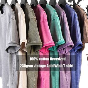 T-shirt oversize tendance 2026, coupe carrée, style rétro décontracté, unisexe, en coton, épaules tombantes, vintage, streetwear décontracté - Product Image 6