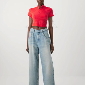 Camiseta Corta de Alta Calidad para Mujer con Tela Transpirable, Camiseta Corta para Mujer para Comodidad Diaria - Product Image 3