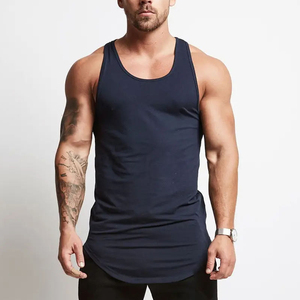 เสื้อกล้ามออกกำลังกายผู้ชายแบบเรียบ ดีไซน์เองได้ ไม่มีแขน เสื้อกีฬา เสื้อกล้ามฟิตเนส เสื้อกล้ามโชว์กล้ามเนื้อ เสื้อยืดผู้ชาย - Product Image 4